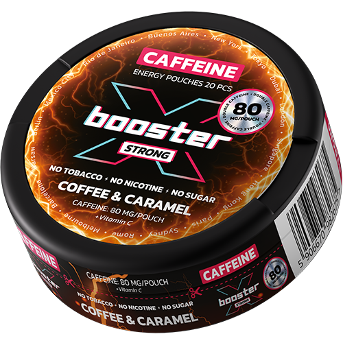 PRO Coffee & Caramel 80 mg ENERĢIJAS SPILVENTIŅI