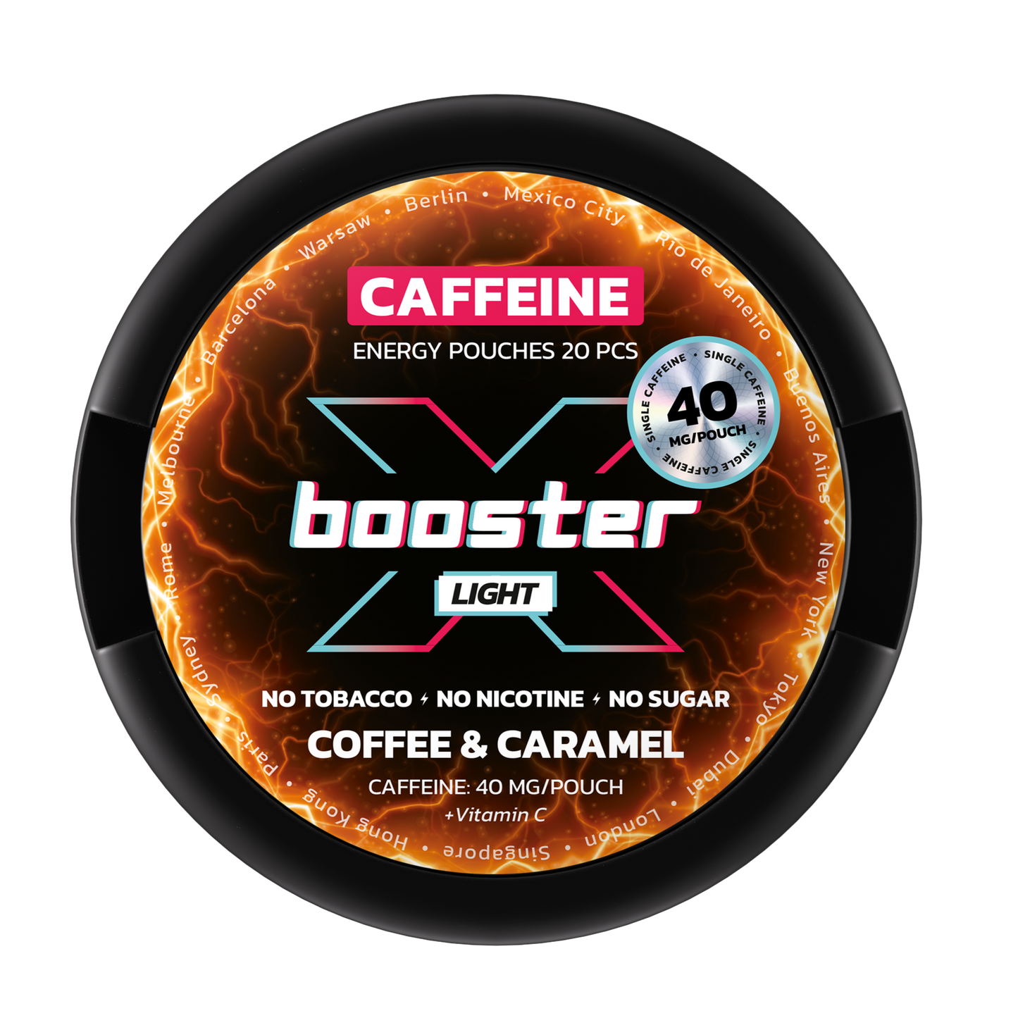 Coffee & Caramel 40 mg ENERGY POUCHES